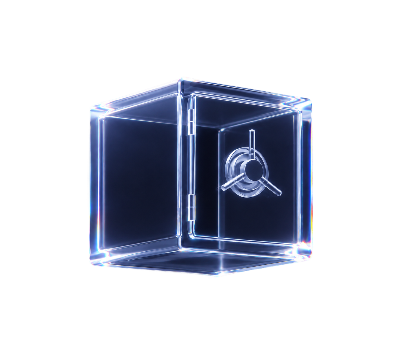 A transparent high-security vault