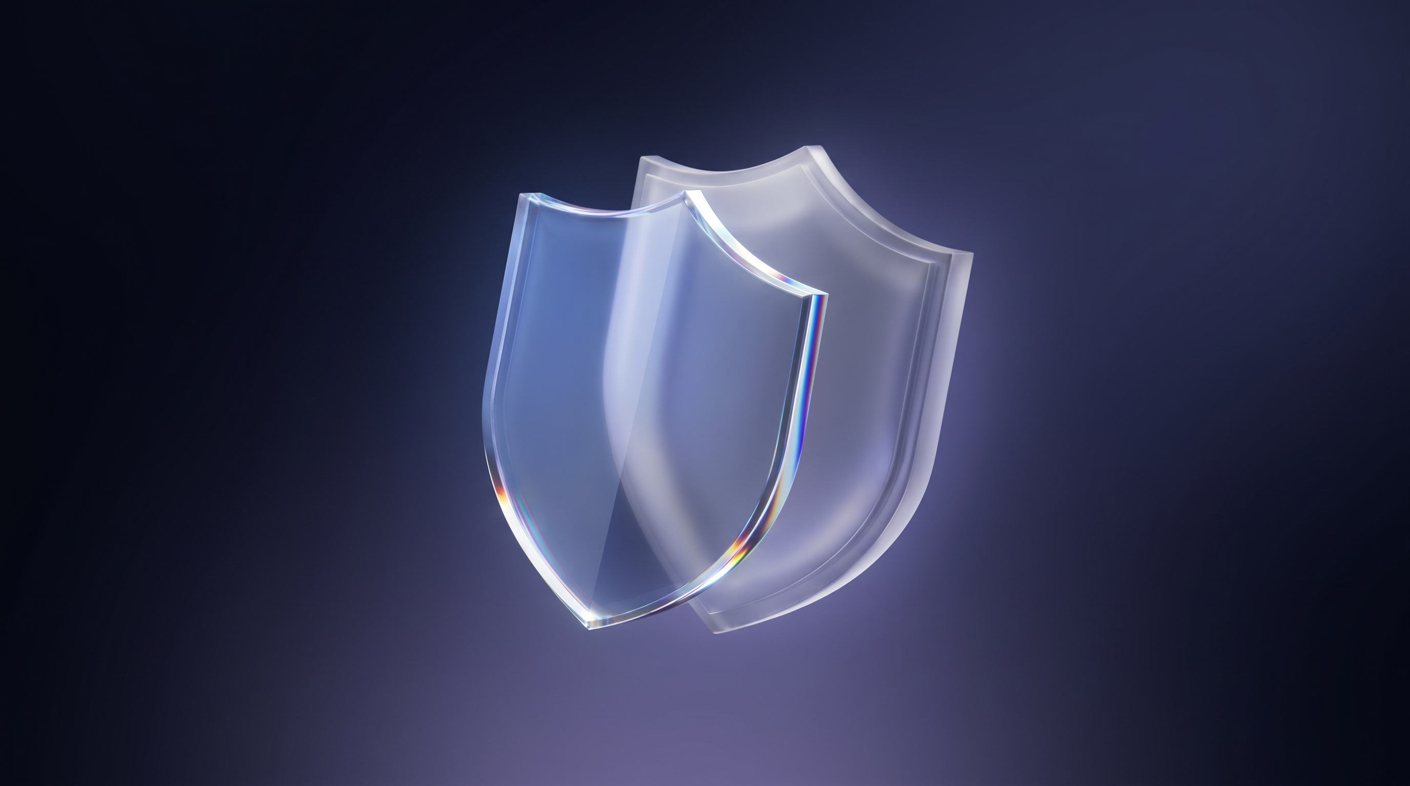 A violet privacy shield